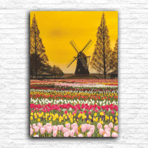 Cveće i vetrenjača