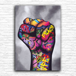 Ruke sa grafitima šaka