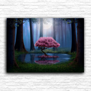 Pink drvo i mesečina