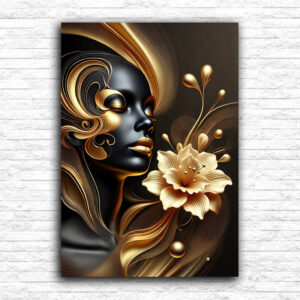 Devojka sa zlatnim ukrasima